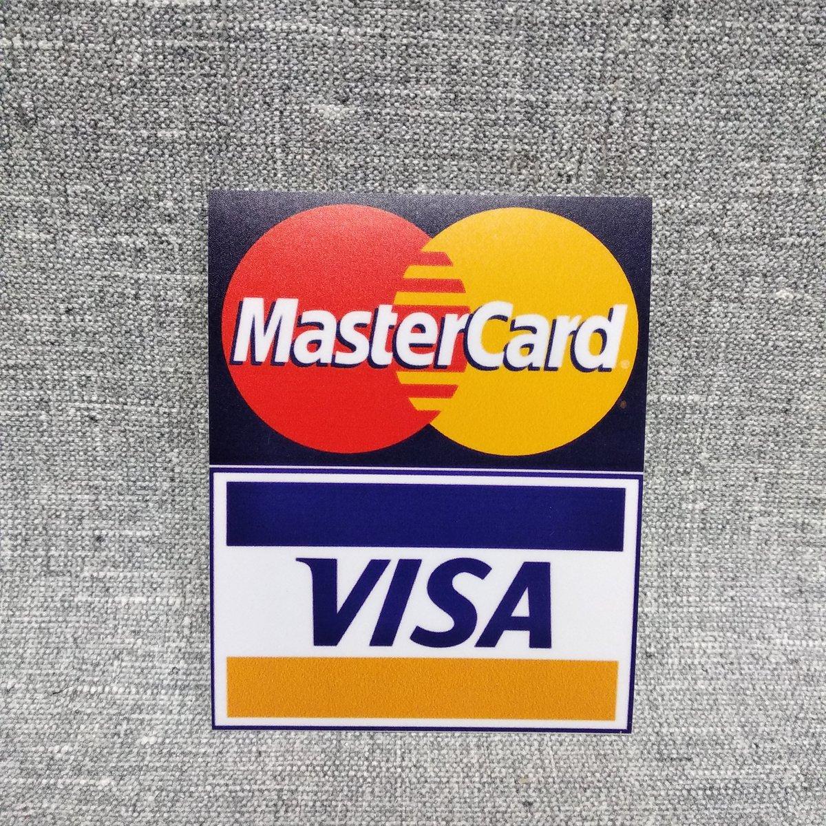 Наклейка Віза, Мастеркард