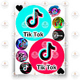 Друк їстівного фото — Вафельний папір — Тик Ток No5, фото 2