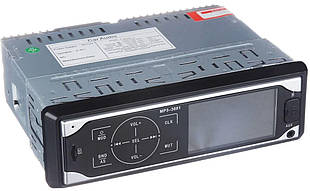 Автомагнітола ISO, 1DIN сенсорні кнопки магнітола MP3 3881