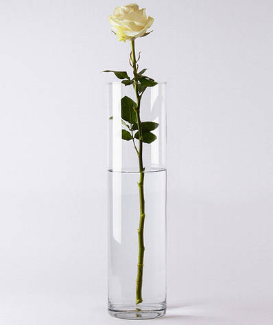 Ваза скляна "Циліндр"  h 480 d 120 мм