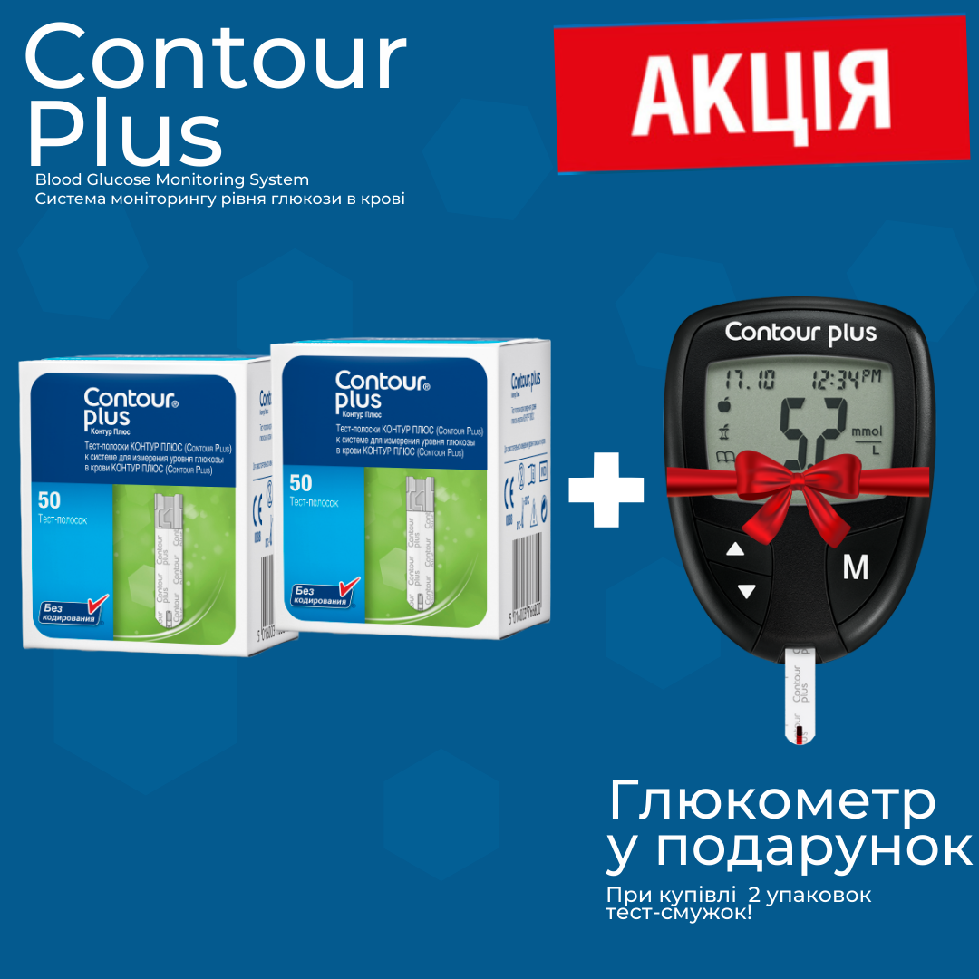 Глюкометр Контур Плюс — Contour Plus. Вимірювання глюкози в крові