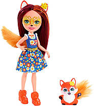 Набір з лялькою Энчантималс Лисичка Фелісіті і її вихованець Флік Enchantimals Felicity Fox FXM71