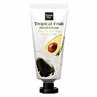 Крем для рук с авокадо и маслом Ши FarmStay Tropical Fruit Hand Cream Avocado Shea Butter 50 мл