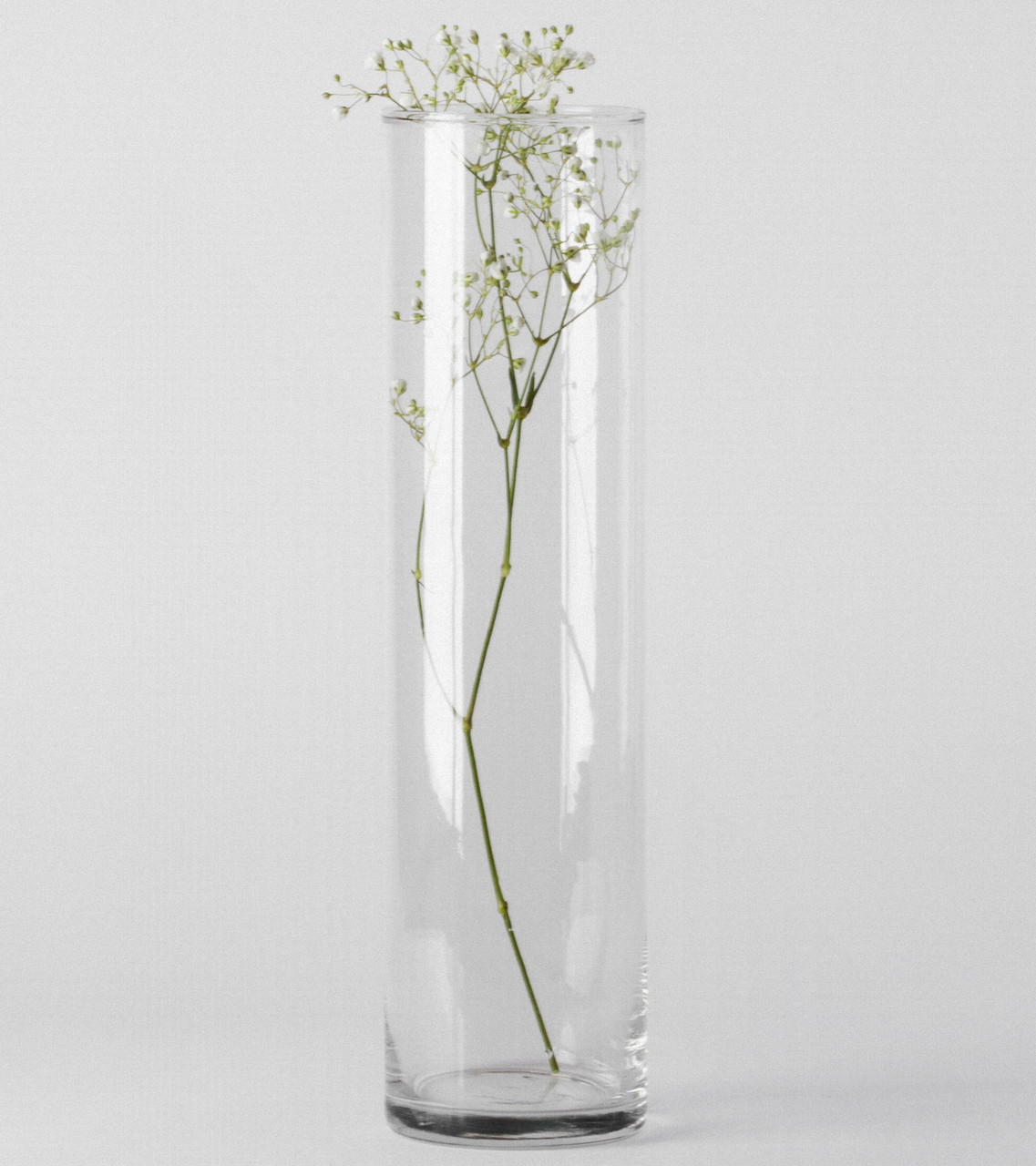 Ваза скляна "Циліндр" h 350 d 90 мм, фото 1