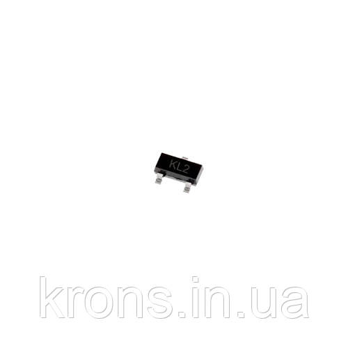 Чіп BAT54A BAT54 KL2 SOT23, діод Шотткі 30В 0.2 А, фото 1