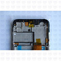 Дисплей з сенсором Samsung A015 Galaxy А01 Black, GH81-18209A, оригінал з рамкою, вузький коннектор!, фото 5