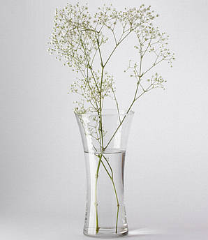 Ваза прозора "Лілія" h 280  d 135 мм