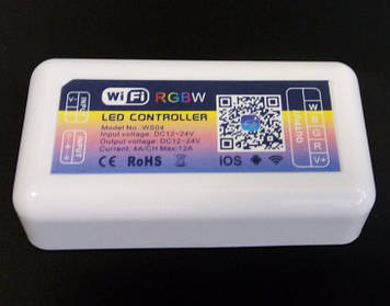 Контролер для світлодіодної стрічки RGBW 12А 12-24V WI-FI управління смартфон