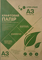 Крафтовий папір ЮТЭК Формату-3(2 упаковки) коричнева КБА3-250 - П80