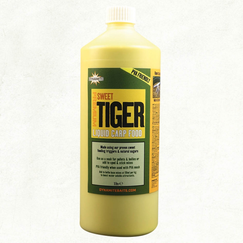 Ліквід тигровий горіх Dynamite Baits Premium Sweet Tiger Liquid солодкий 1л