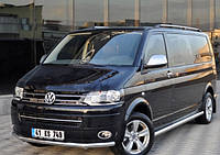 Передняя защита (дуга) для VW T5/ multivan (2010- ), усы фольксваген т5/т6, нерж. d-60