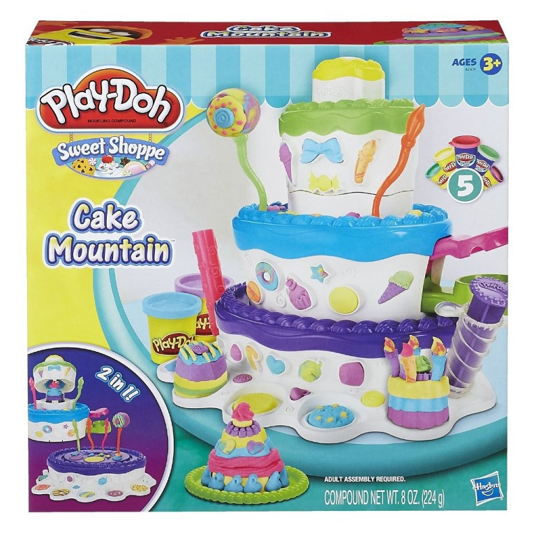 Пластилин Play-Doh (плей до) праздничный торт - фото 4 - id-p159206021