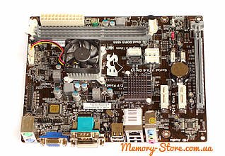 Материнська плата ECS NM70-M (V1.0) з интегрированним процесором Celeron 1037U Ivy Bridge, 2xDDR3, SATA-III