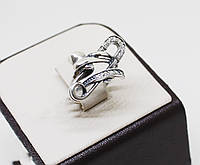 Кольцо серебряное с кубическим цирконием "Булавка" 16 3,74 г