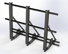 Огородження даху “Швелер” зі снігозатримувачем, 3 м (для фальцевої покрівлі) Premium