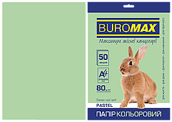 Папір кольоровий А4 PASTEL св. зелений 50арк. 80г/м2