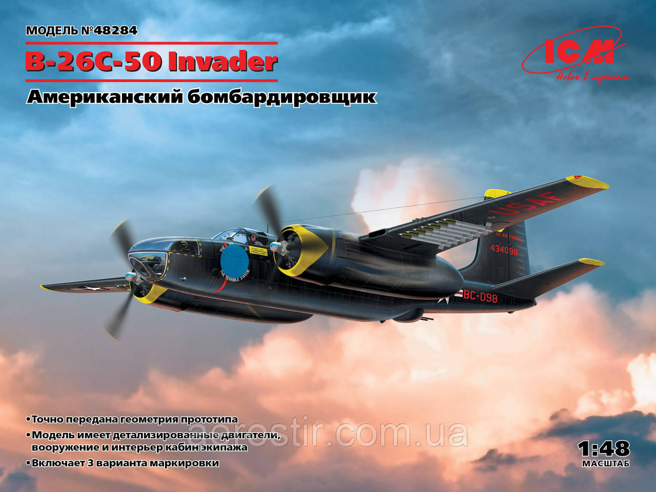 B-26С-50 Invader 1/48 ICM 48284, фото 1