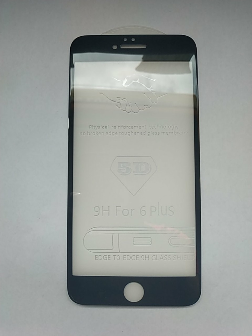 Захисне скло 5D iPhone 6 Plus Black