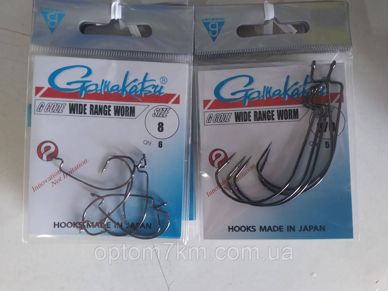 Гачки Wide range Worm Gamakatsu