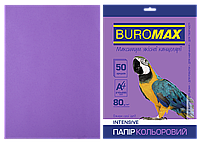 Бумага А4 цветная INTENSIVE фиолетовая 50л, 80г/м2