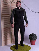 Cпортивный костюм мужской хлопок серый 48-58р