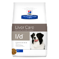 Hill'sTM Prescription DietTM l/d Liver Care для собак із захворюваннями печінки.