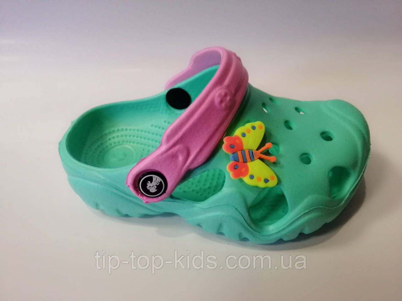 Крокси Jose Amorales 117076 бірюзовий з рожевим р. 24-29, фото 1