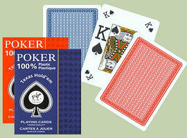 Карти "Plastik Poker,Jumbo Index", 55 карт (шт)