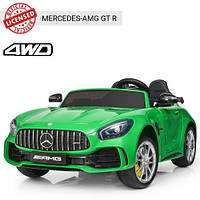 Детский электромобиль Mercedes-AMG GT M 3905EBLR-5 зеленый