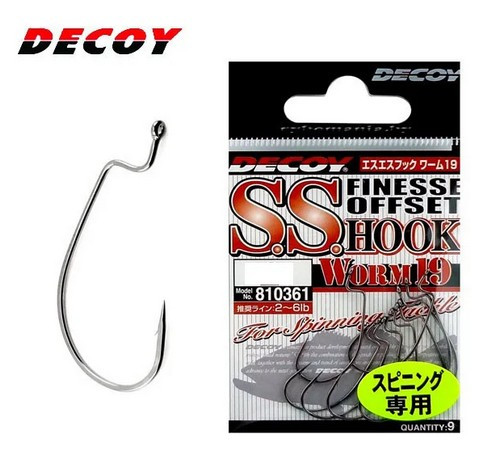 Гачки Decoy Worm 19 S.S Hook 2 9шт