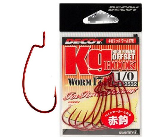 Гачки Decoy worm 17Kg HOOK R #2/0 6 шт, фото 1