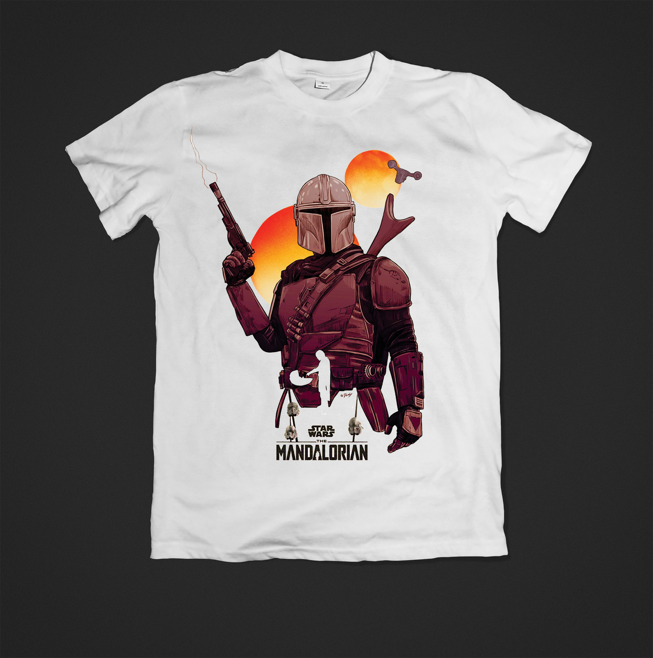 Футболка дитяча з принтом Mandalorian