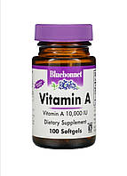 Вітамін А 10 000 IU, Bluebonnet 100 капсул