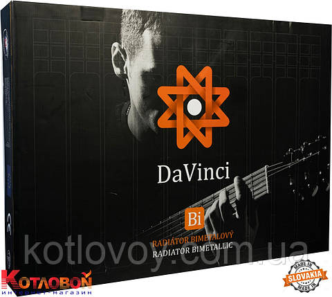Біметалевий радіатор DaVinci 300/100, фото 1