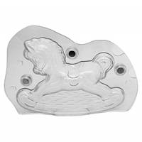 Полікарбонатна форма для шоколаду Конячка-гойдалка 3D