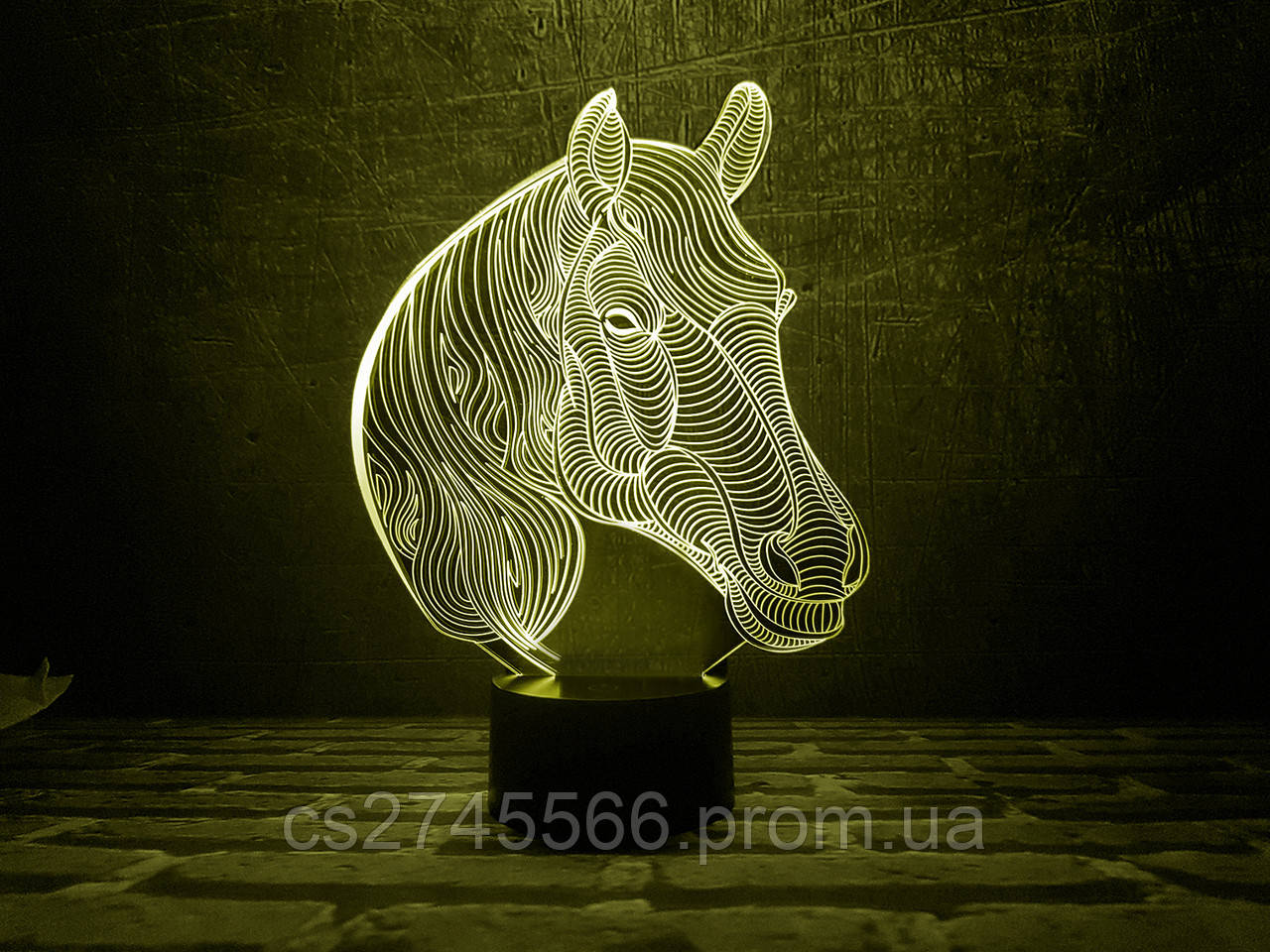 Змінна пластина для 3D ламп Конячка 2