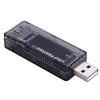 USB тестер Keweisi KWS-V21 для вимірювання напруги, струму та ємності під час заряджання мобільного пристрою