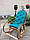 Крісло гойдалка з ротанга <unk> крісло-гойдалка з накидкою <unk> гойдалка з подушкою на подарунок, фото 5