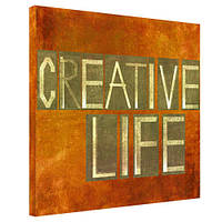 Картина на полотні 65х65 Creative life (H6565_DVD004)