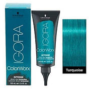 Краска для волос прямого действия Schwarzkopf Igora Color Worx Intense (бирюзовый) 100 мл