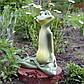 Жаба дзен 31 см кераміка - садовий декор, фото 3