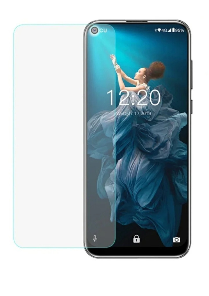 Захисне закалене скло для Oukitel C17 PRO 2.5D Прозоре