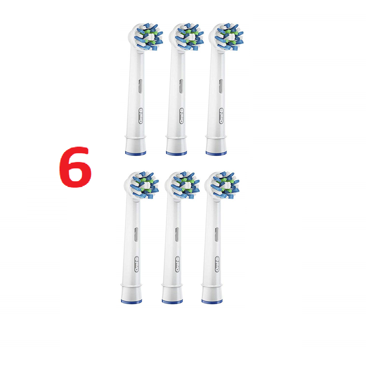 Насадки для зубної щітки ORAL-B Cross Action EB50 6 шт., фото 1