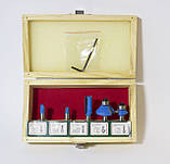 Фреза по дереву, набір 5шт Fangda, фото 3