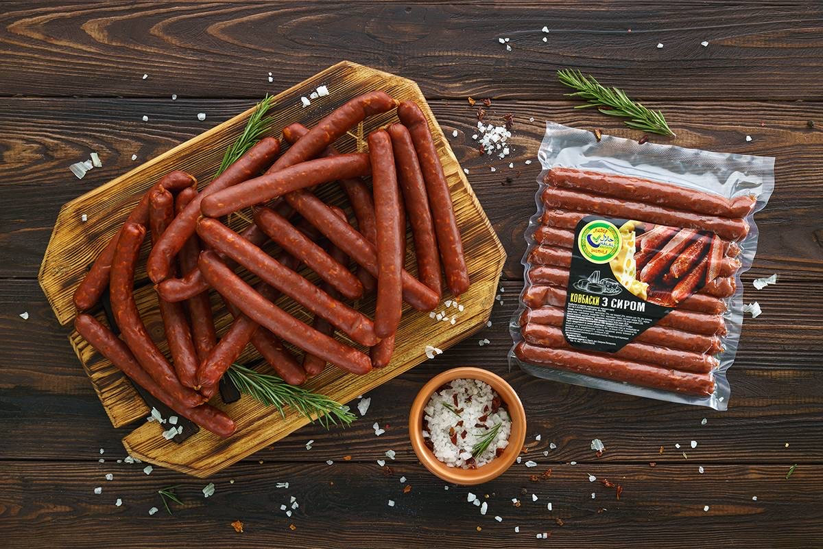 Ковбаски з сиром