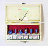 Фреза по дереву, набір 6шт Fangda, фото 2