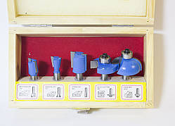 Фреза по дереву, набір 5шт Fangda