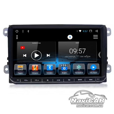 Мультимедійна система автомобільна для Skoda Fabia 2005-2012 на Android