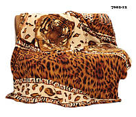 Двоспальне махрове покривало "East Comfort" тигрівочка