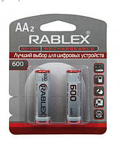 Акумулятори RABLEX HR6 RB-600 ( 1.2 V / 600mAh / Ni-MH / AA / блістер / 2шт )